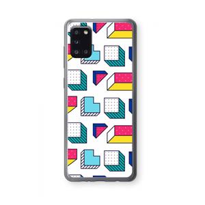 CaseCompany 8-bit N°7: Samsung Galaxy A31 Transparant Hoesje