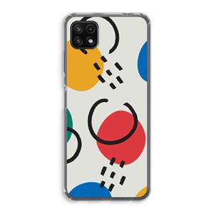 CaseCompany Illustratieve pop 3: Samsung Galaxy A22 5G Transparant Hoesje
