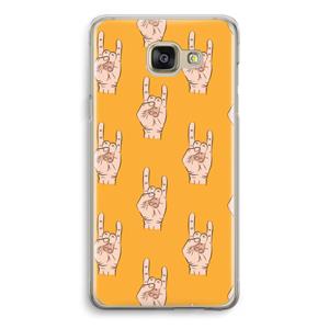 CaseCompany Rock: Samsung Galaxy A5 (2016) Transparant Hoesje