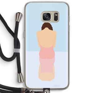 CaseCompany Mirror: Samsung Galaxy S7 Transparant Hoesje met koord
