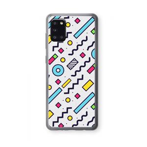 CaseCompany 8-bit N°8: Samsung Galaxy A31 Transparant Hoesje