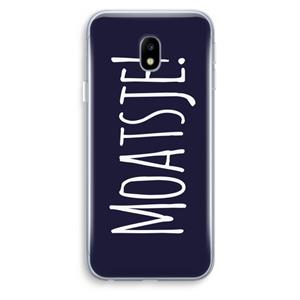 CaseCompany Moatsje!: Samsung Galaxy J3 (2017) Transparant Hoesje