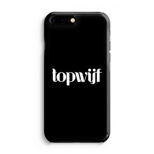 CaseCompany Topwijf Zwart: iPhone 8 Plus Volledig Geprint Hoesje