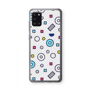 CaseCompany 8-bit N°9: Samsung Galaxy A31 Transparant Hoesje