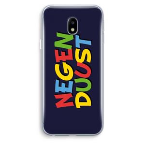 CaseCompany 90's One: Samsung Galaxy J3 (2017) Transparant Hoesje