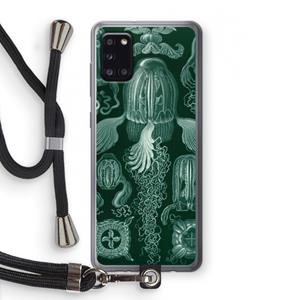 CaseCompany Haeckel Cubomedusae: Samsung Galaxy A31 Transparant Hoesje met koord