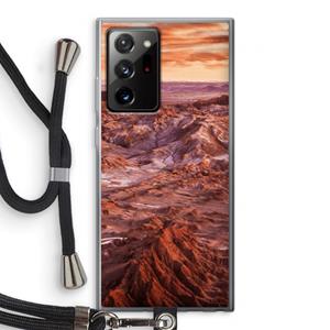 CaseCompany Mars: Samsung Galaxy Note 20 Ultra / Note 20 Ultra 5G Transparant Hoesje met koord
