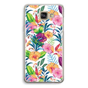 CaseCompany Tropisch 2: Samsung Galaxy A5 (2016) Transparant Hoesje