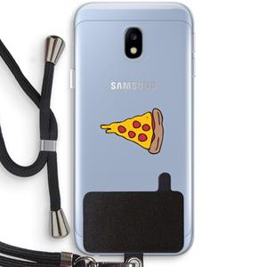 CaseCompany You Complete Me #1: Samsung Galaxy J3 (2017) Transparant Hoesje met koord