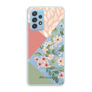 CaseCompany Sweet heaven geometrics: Samsung Galaxy A73 Transparant Hoesje