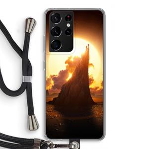 CaseCompany Children of the Sun: Samsung Galaxy S21 Ultra Transparant Hoesje met koord