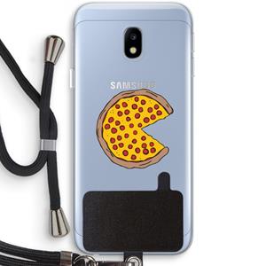 CaseCompany You Complete Me #2: Samsung Galaxy J3 (2017) Transparant Hoesje met koord