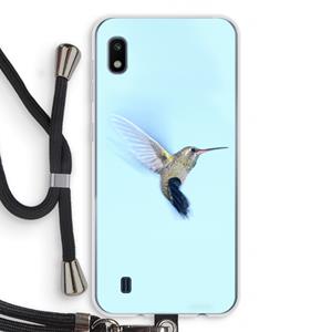 CaseCompany Kolibri: Samsung Galaxy A10 Transparant Hoesje met koord