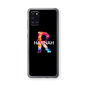 CaseCompany Abstract Spectrum: Samsung Galaxy A31 Transparant Hoesje