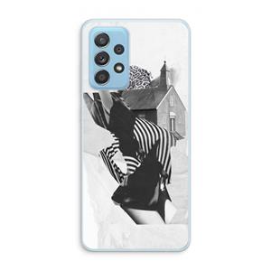 CaseCompany House: Samsung Galaxy A73 Transparant Hoesje