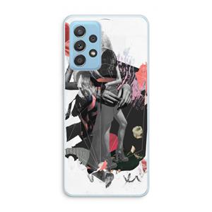 CaseCompany Dissimulation du réel: Samsung Galaxy A73 Transparant Hoesje