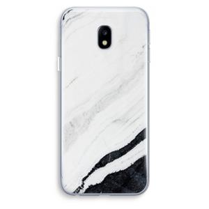 CaseCompany Elegante marmer: Samsung Galaxy J3 (2017) Transparant Hoesje