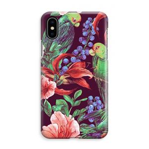 CaseCompany Papegaaien: iPhone XS Max Volledig Geprint Hoesje
