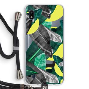 CaseCompany Fantasie jungle: Samsung Galaxy A10 Transparant Hoesje met koord