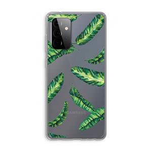 CaseCompany Lange bladeren: Samsung Galaxy A72 Transparant Hoesje