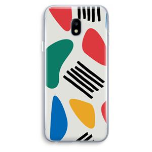 CaseCompany Illustratieve pop 1: Samsung Galaxy J3 (2017) Transparant Hoesje