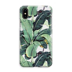 CaseCompany Bananenbladeren: iPhone XS Max Volledig Geprint Hoesje