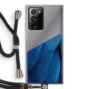 CaseCompany Pauw: Samsung Galaxy Note 20 Ultra / Note 20 Ultra 5G Transparant Hoesje met koord