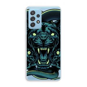 CaseCompany Cougar and Vipers: Samsung Galaxy A73 Transparant Hoesje