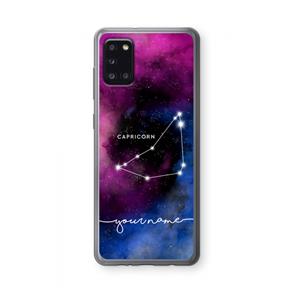 CaseCompany Sterrenbeeld - Donker: Samsung Galaxy A31 Transparant Hoesje