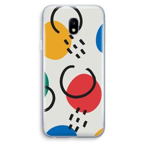 CaseCompany Illustratieve pop 3: Samsung Galaxy J3 (2017) Transparant Hoesje