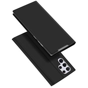 Dux Ducis Slim bookcase hoes - Samsung Galaxy S22 Ultra - Zwart