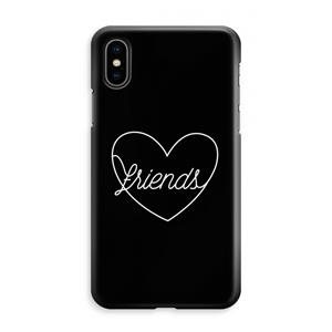 CaseCompany Friends heart black: iPhone XS Max Volledig Geprint Hoesje