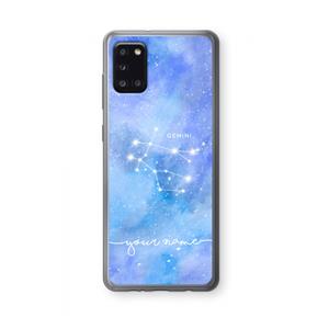 CaseCompany Sterrenbeeld - Licht: Samsung Galaxy A31 Transparant Hoesje