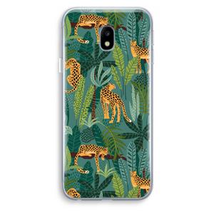 CaseCompany Luipaard 2: Samsung Galaxy J3 (2017) Transparant Hoesje