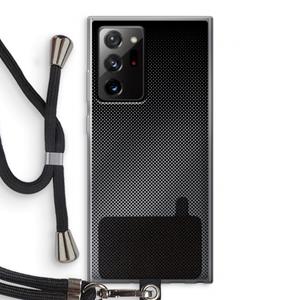 CaseCompany Musketon Halftone: Samsung Galaxy Note 20 Ultra / Note 20 Ultra 5G Transparant Hoesje met koord