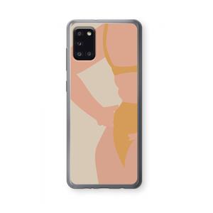 CaseCompany Bikini body: Samsung Galaxy A31 Transparant Hoesje