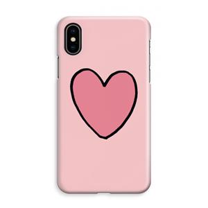 CaseCompany Hartje: iPhone XS Max Volledig Geprint Hoesje