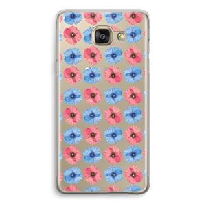 CaseCompany Klaproosjes: Samsung Galaxy A5 (2016) Transparant Hoesje