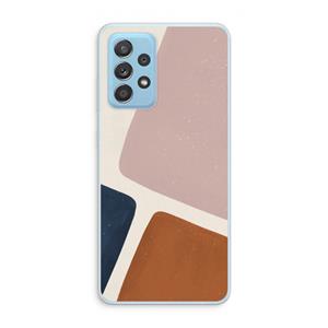 CaseCompany Geo #2: Samsung Galaxy A73 Transparant Hoesje