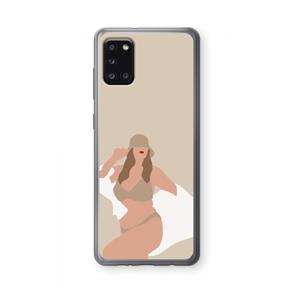 CaseCompany One of a kind: Samsung Galaxy A31 Transparant Hoesje