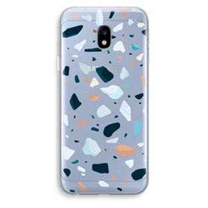 CaseCompany Terrazzo N°13: Samsung Galaxy J3 (2017) Transparant Hoesje