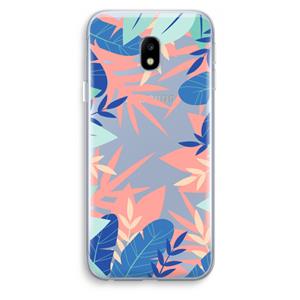 CaseCompany Tropisch: Samsung Galaxy J3 (2017) Transparant Hoesje