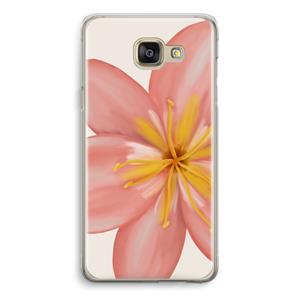 CaseCompany Pink Ellila Flower: Samsung Galaxy A5 (2016) Transparant Hoesje