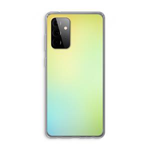 CaseCompany Minty mist pastel: Samsung Galaxy A72 Transparant Hoesje