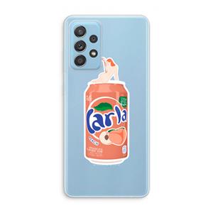 CaseCompany S(peach)less: Samsung Galaxy A73 Transparant Hoesje