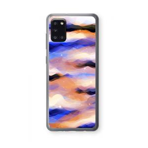 CaseCompany Donkere Wolken: Samsung Galaxy A31 Transparant Hoesje