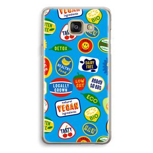 CaseCompany Fruitsticker: Samsung Galaxy A5 (2016) Transparant Hoesje