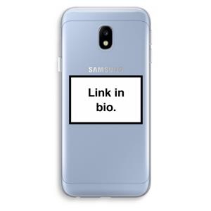CaseCompany Link in bio: Samsung Galaxy J3 (2017) Transparant Hoesje