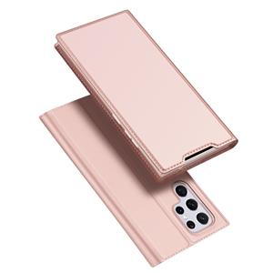 Dux Ducis Slim bookcase hoes - Samsung Galaxy S22 Ultra - Rose Goud