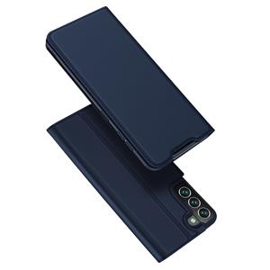 Dux Ducis Slim bookcase hoes - Samsung Galaxy S22 Plus - Blauw